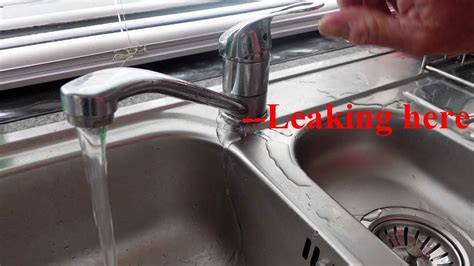 mixer tap leaking under sink|Repairing a Leaking Mixer Tap or a Dripping Kitchen Mixer Tap